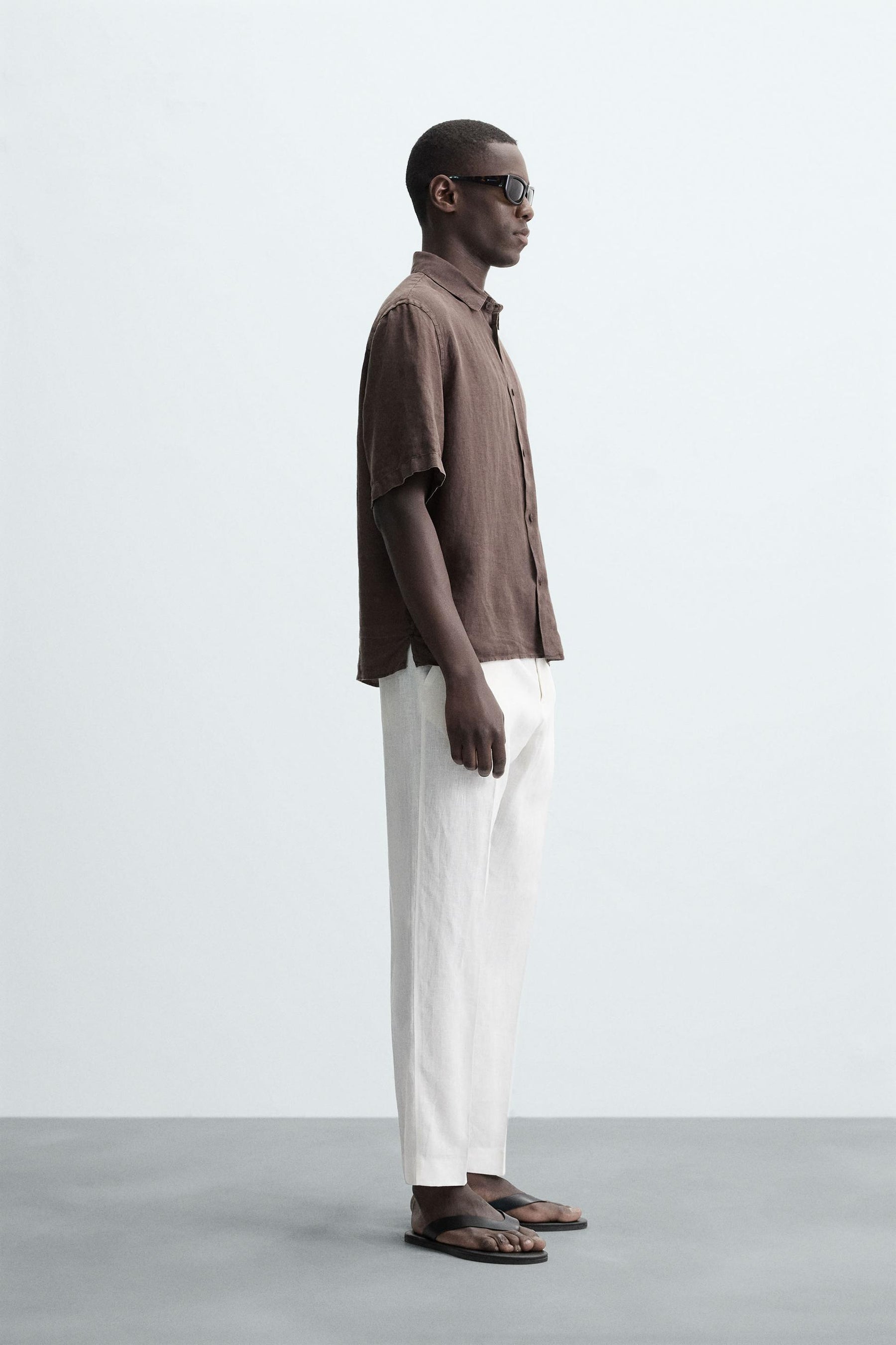 100% LINEN TROUSERS - Image 4