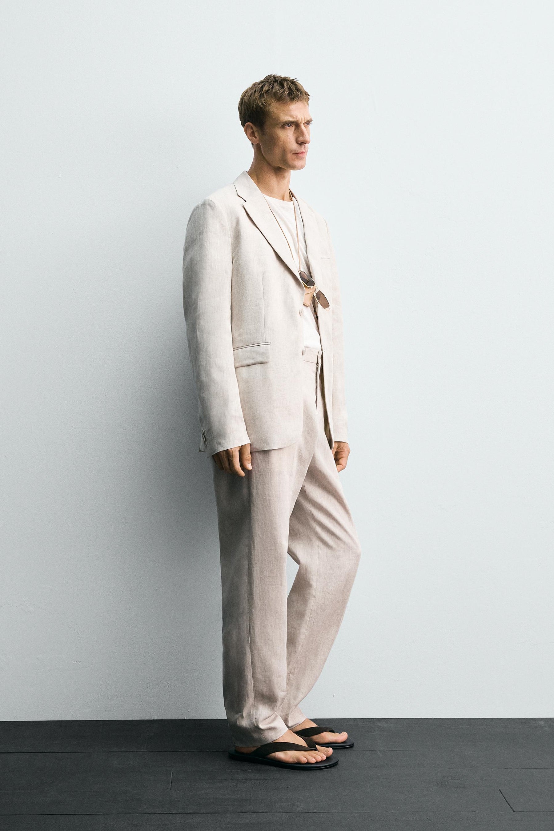 100% LINEN SUIT BLAZER - Image 4