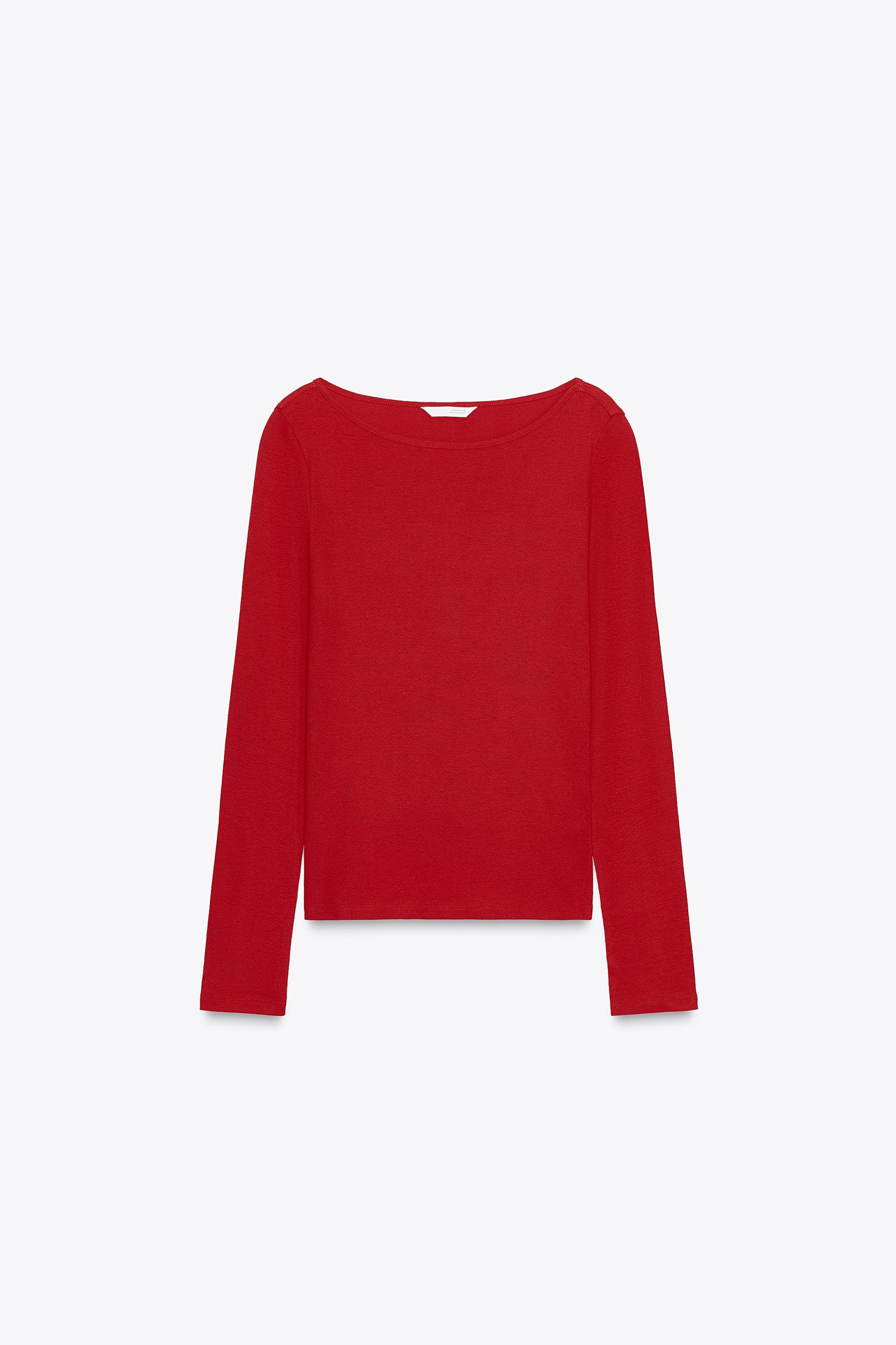 Cotton Boat Neck Tee