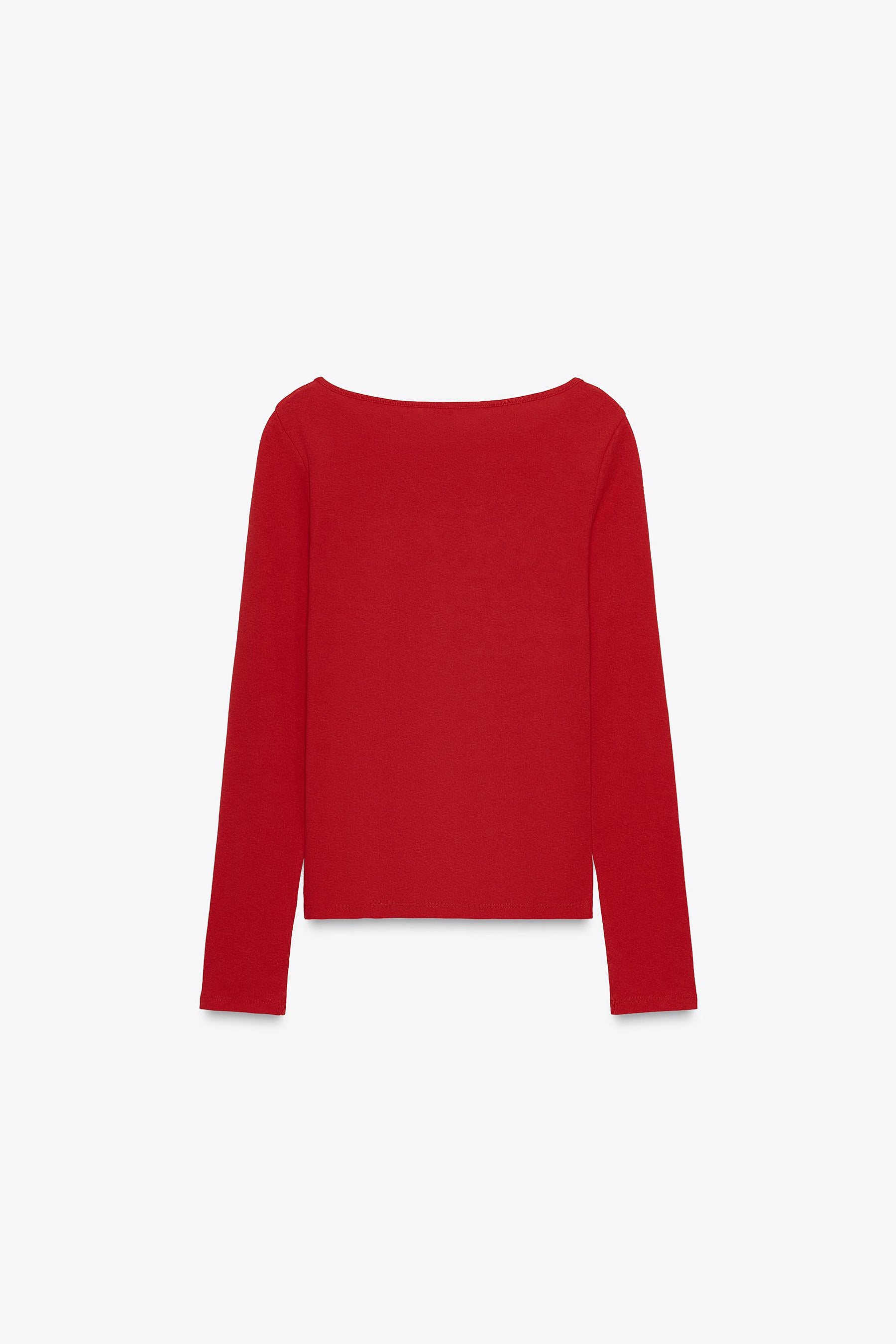 Cotton Boat Neck Shirt