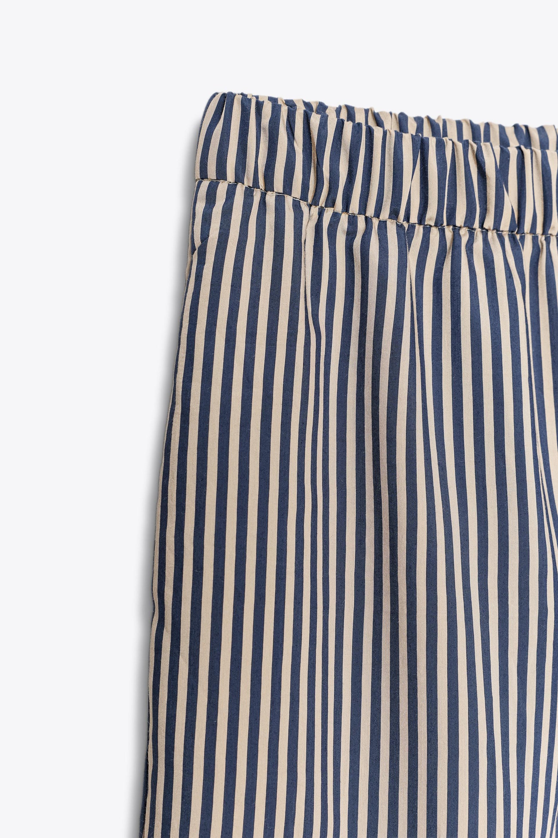 Striped Flowing Trousers