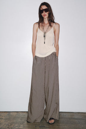 Striped Flowing Trousers