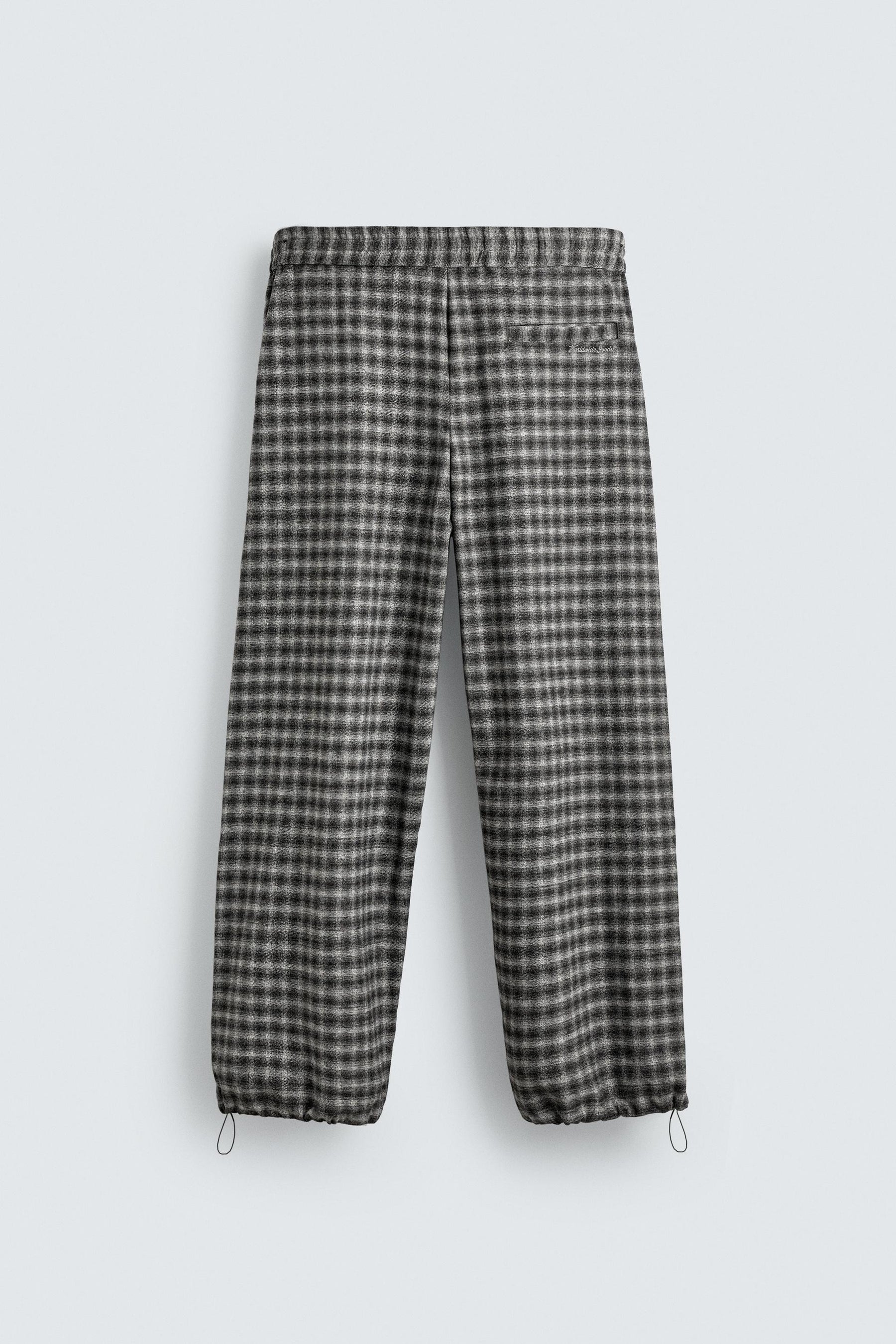 RELAXED FIT TEXTURED TROUSERS - Image 8