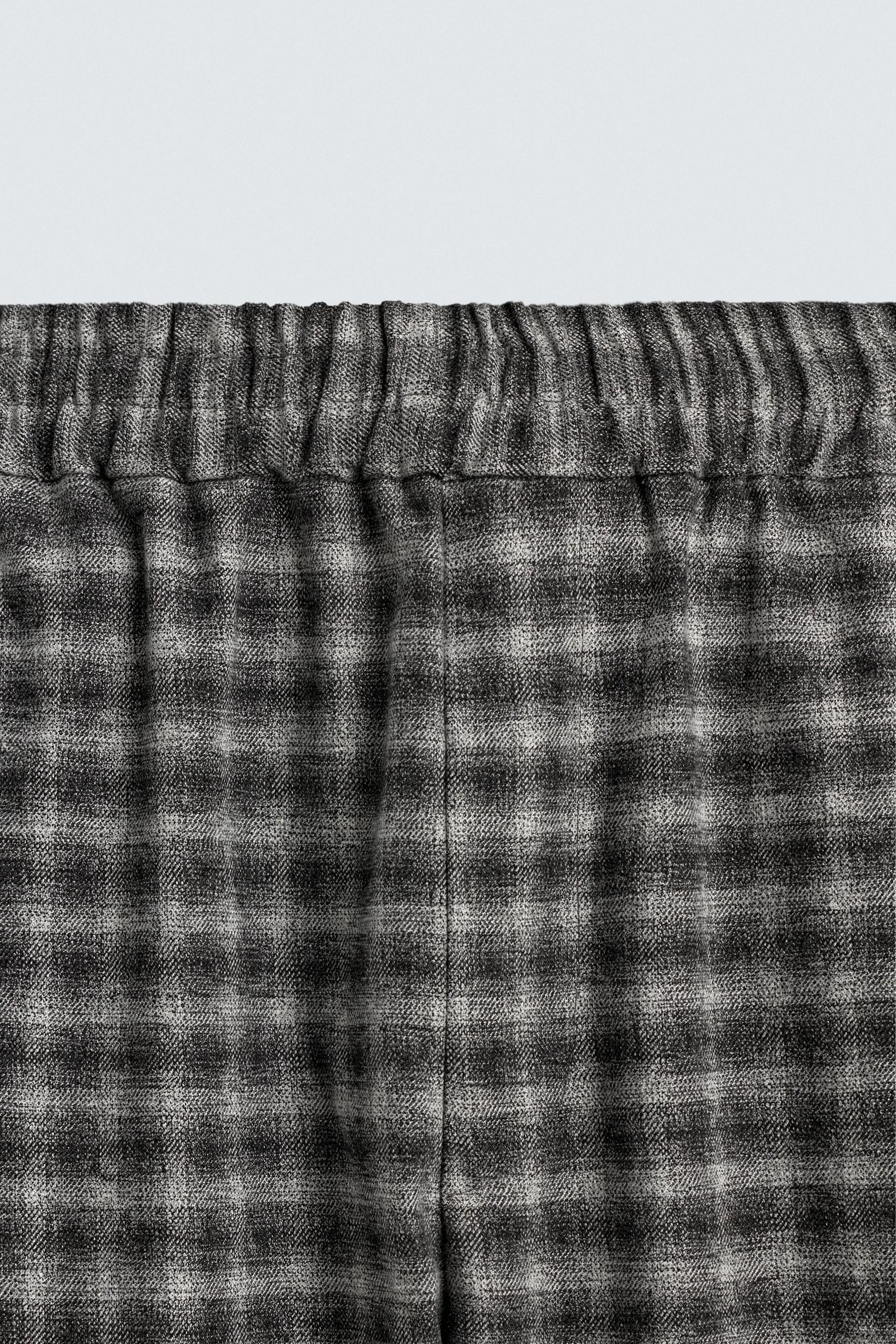 RELAXED FIT TEXTURED TROUSERS - Image 9