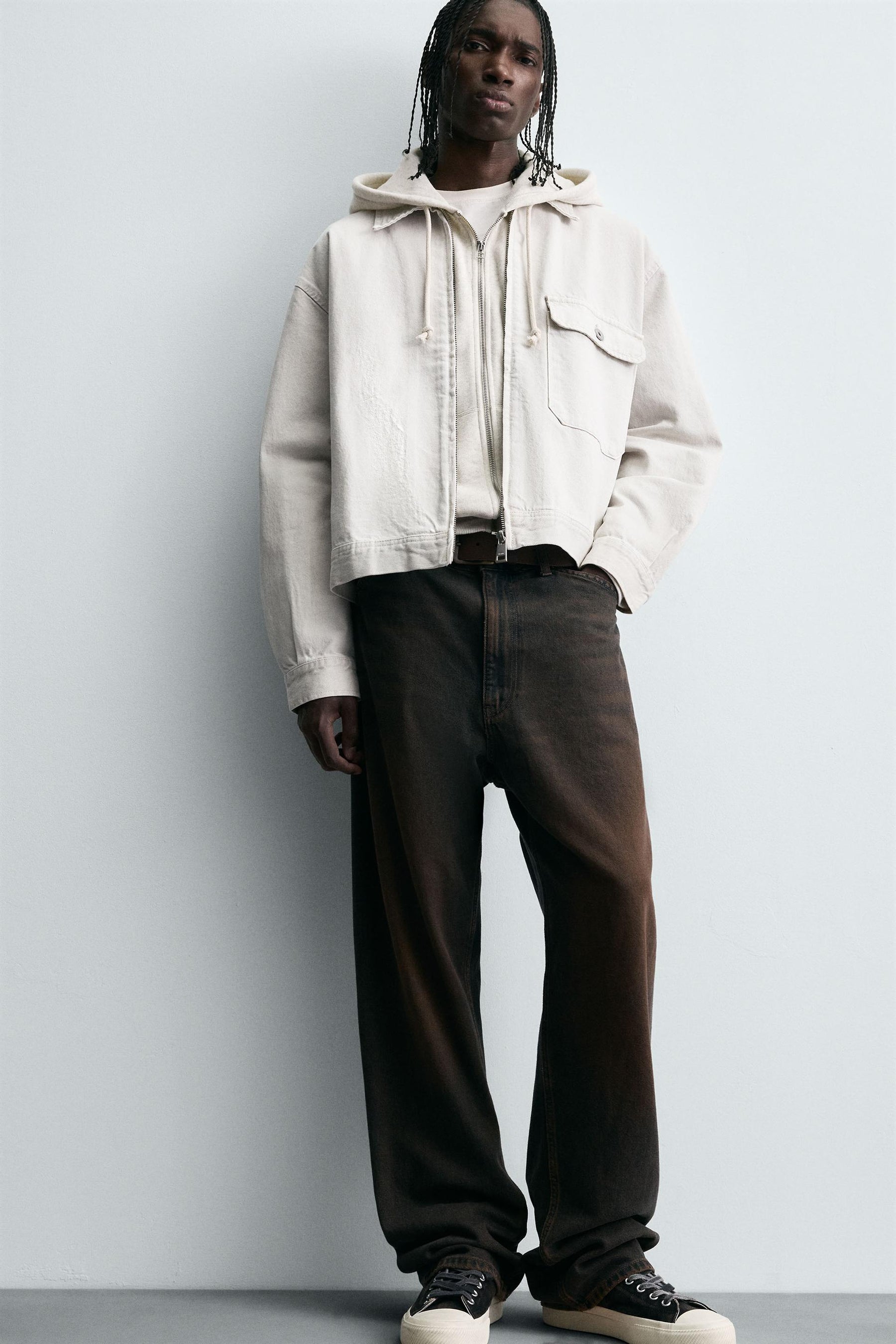 RELAXED FIT DENIM JACKET - Image 5