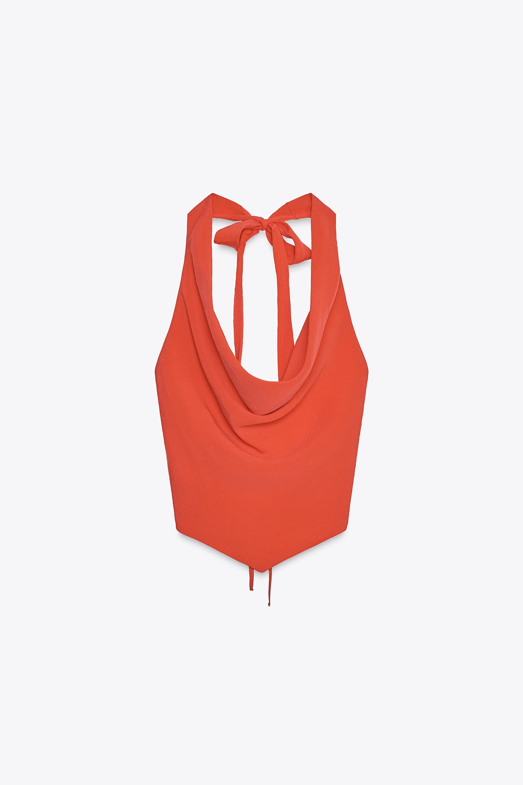 Draped Halter Fashion Top