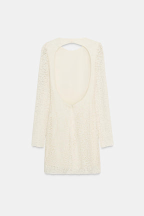 SHORT LACE DRESS - Image 6