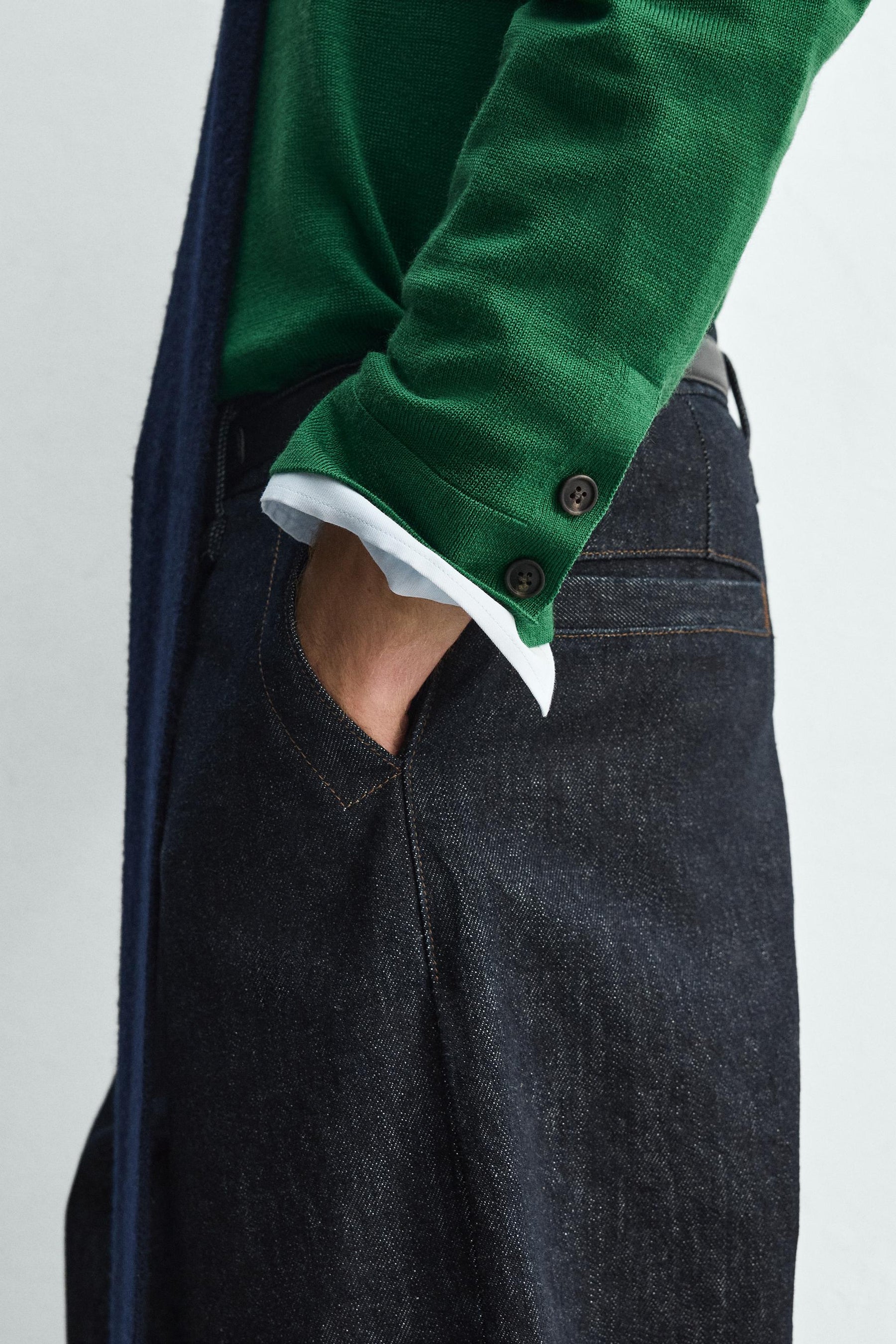 WOOL KNIT POLO SHIRT - Image 7