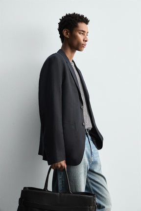 100% LINEN SUIT BLAZER - Image 7