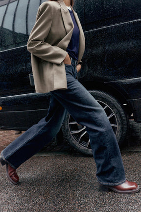 Straight High-Waist Full Length