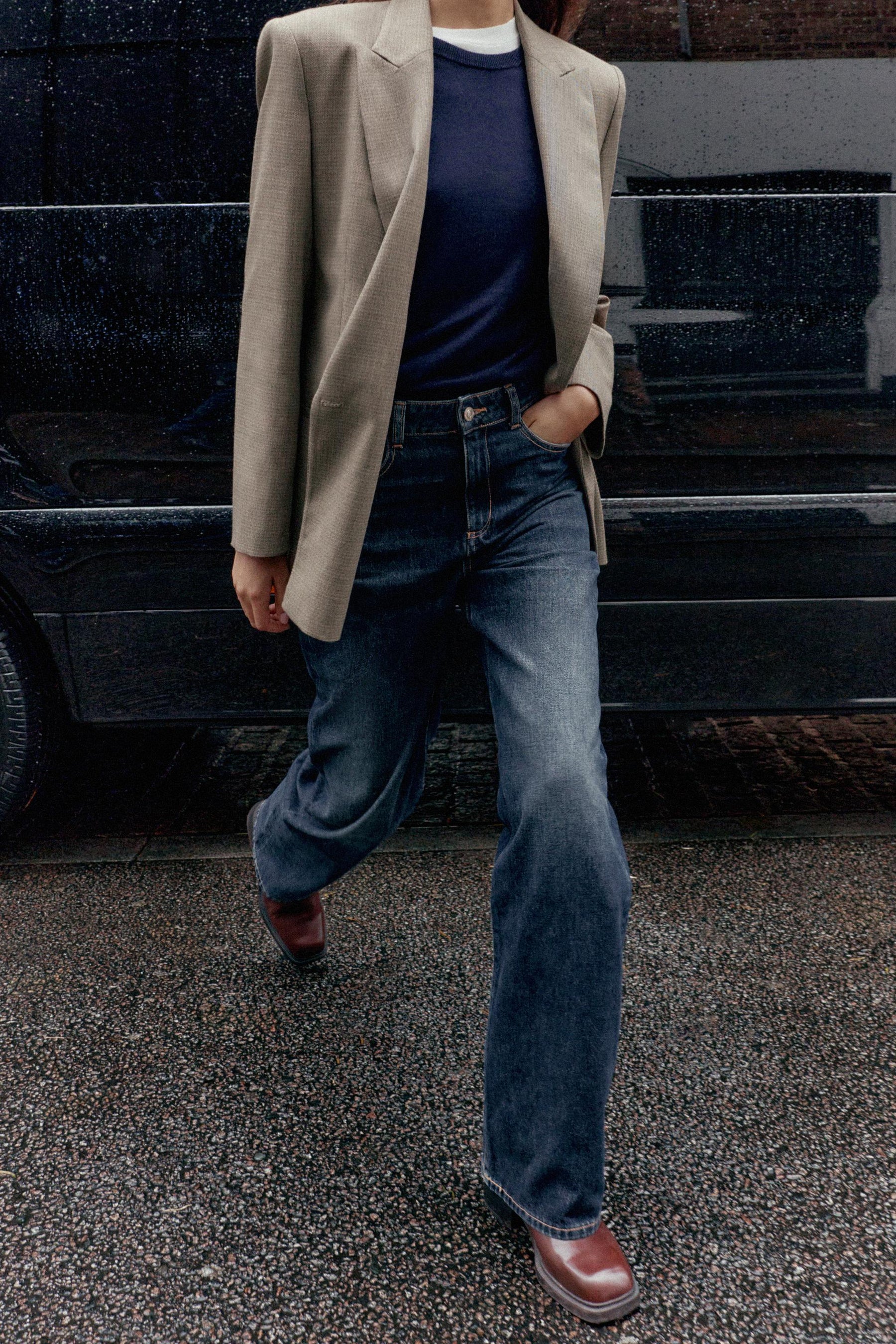 Straight High-Waist Full Length