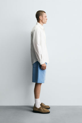 SPRAY WASHED BERMUDA SHORTS - Image 4
