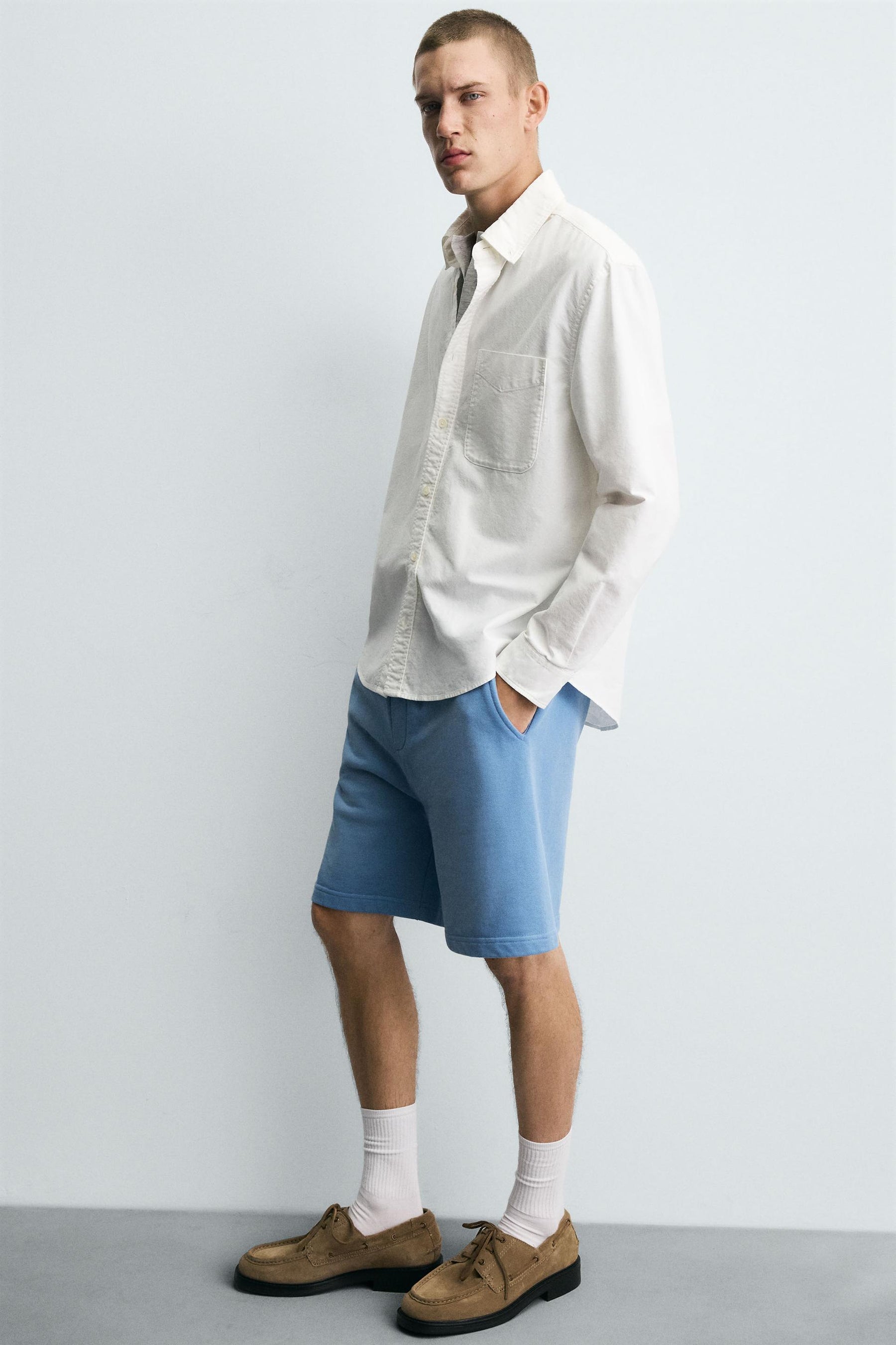 SPRAY WASHED BERMUDA SHORTS - Image 6