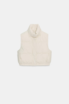 RUBBERISED QUILTED GILET - Image 5