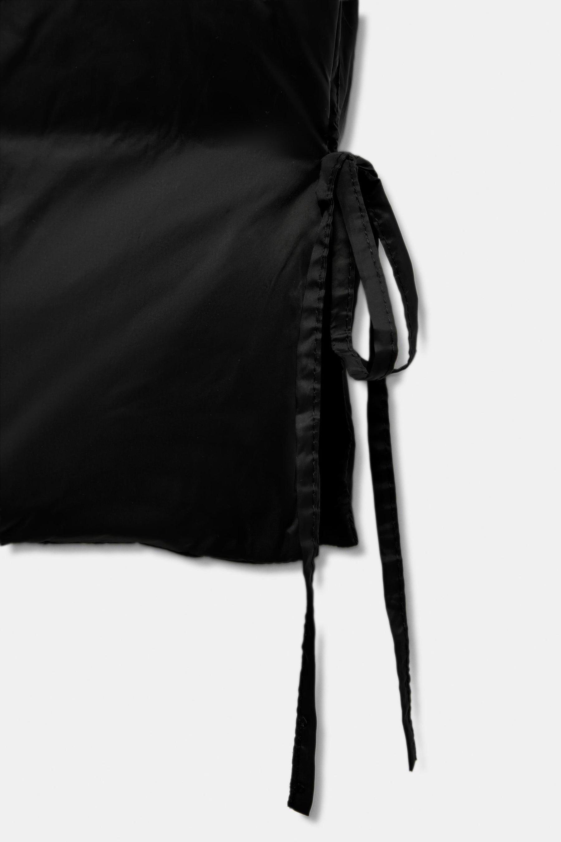 FEATHER DOWN GILET WITH TIES - Image 8