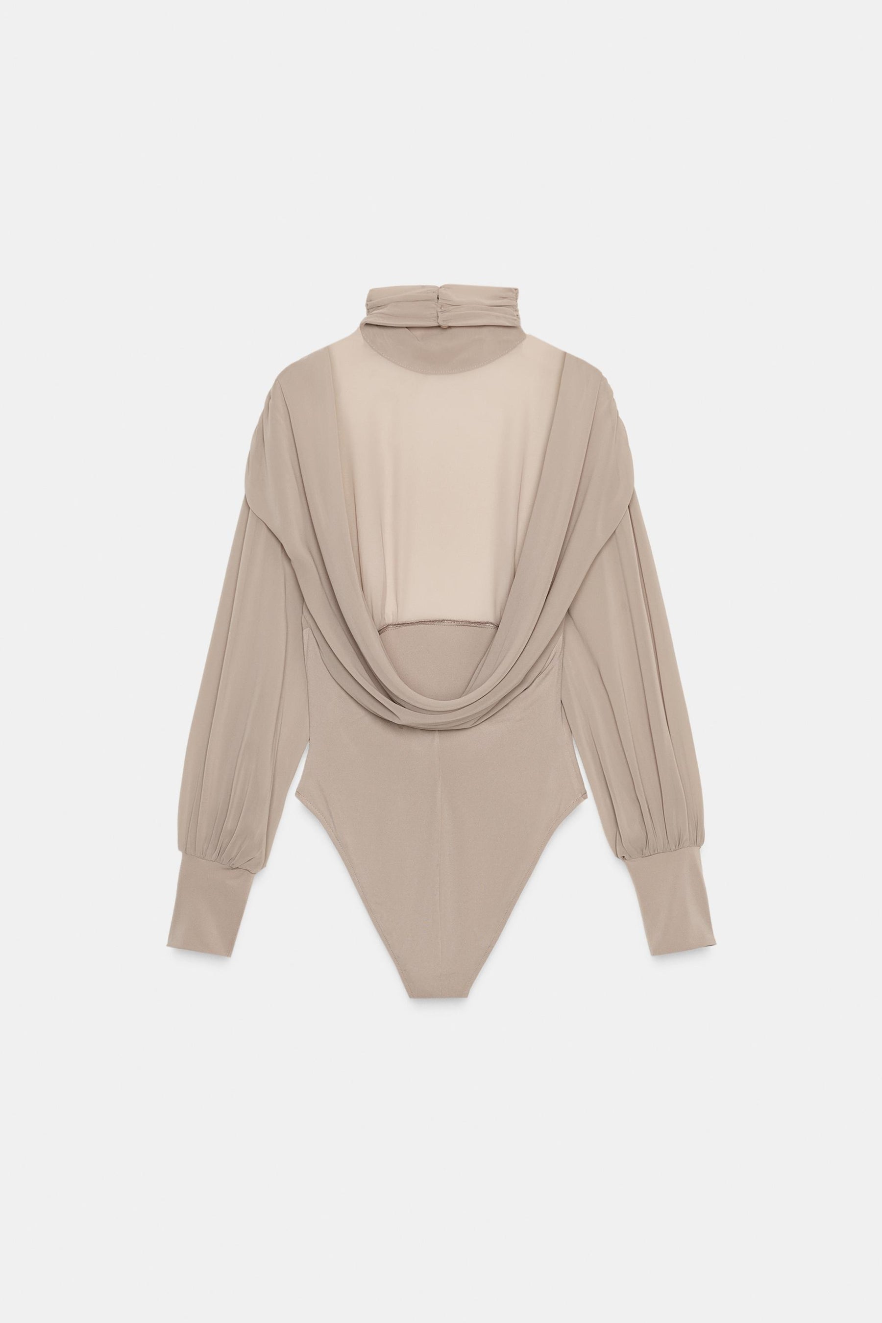 Georgette Bodysuit with Detail