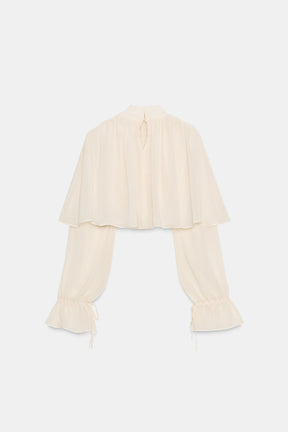 Georgette Cape Top
