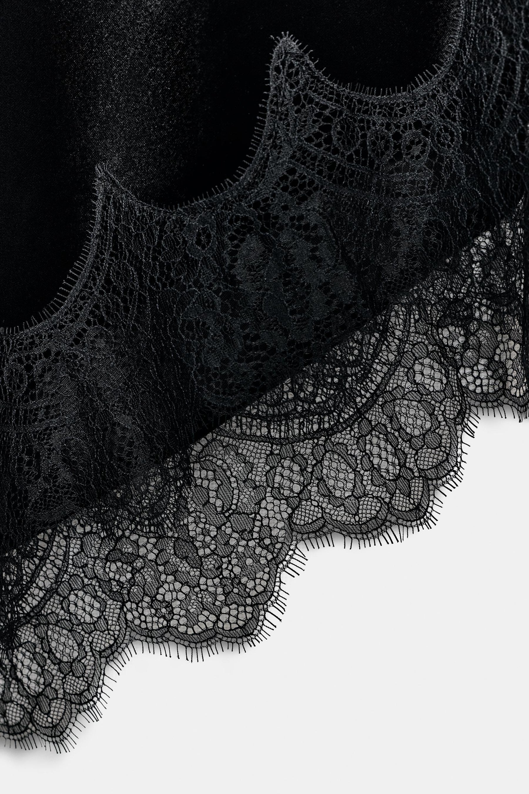 VELVET LACE MIDI DRESS - Image 6