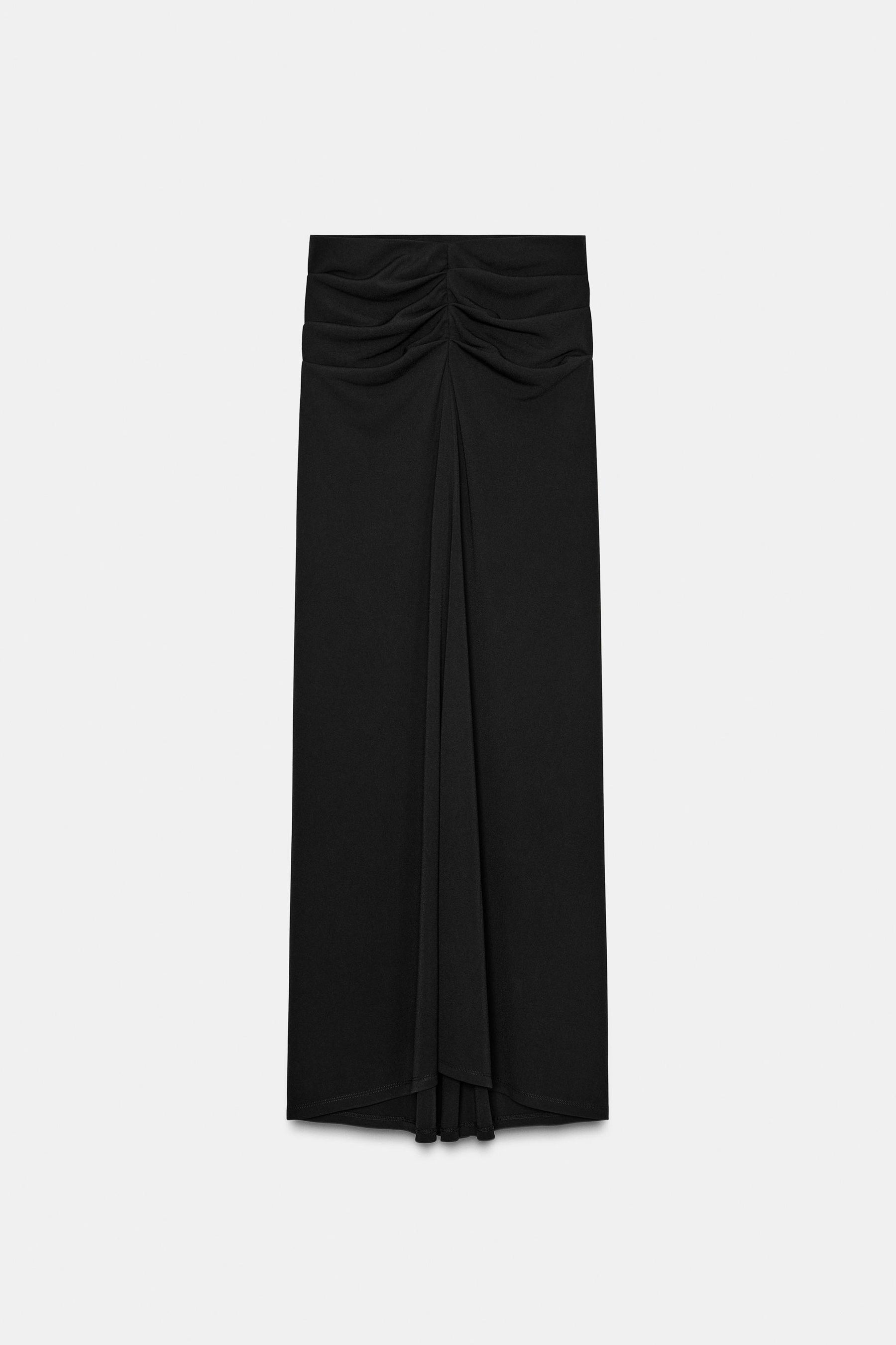 Gathered Maxi Skirt