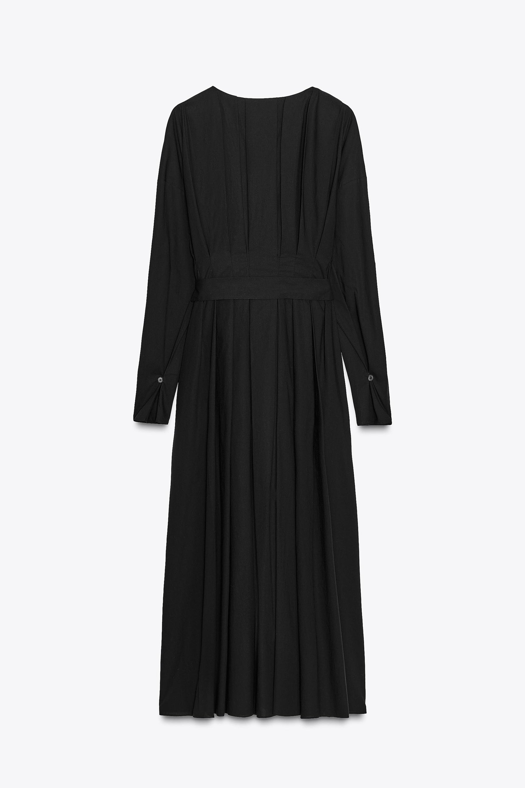 ZW COLLECTION PLEATED MIDI DRESS - Image 4