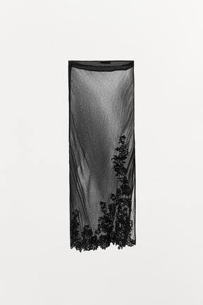 FLORAL GEORGETTE SKIRT