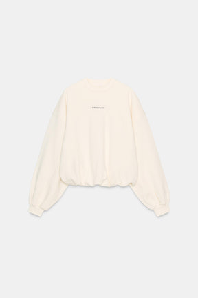 Embroidered Slogan Sweatshirt