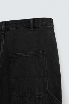 CARPENTER POCKET DENIM BERMUDA SHORTS - Image 8