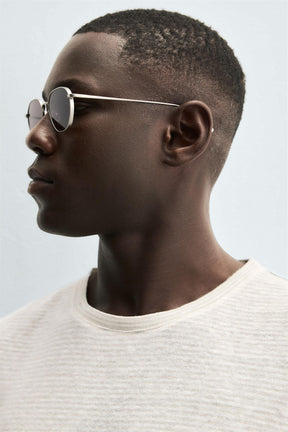 HEMP - VISCOSE STRIPED T-SHIRT - Image 6