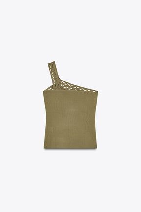 ASYMMETRIC KNIT TOP - Image 7