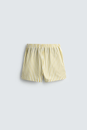 EMBROIDERED STRIPED SHORTS - Image 8