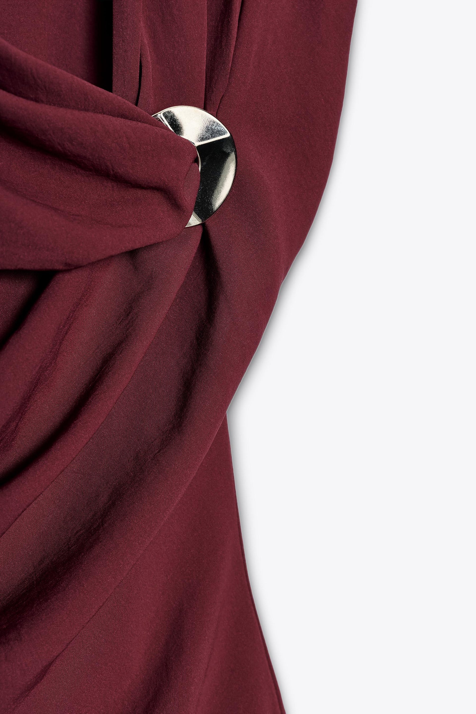 GOLD APPLIQUÉ MIDI DRESS - Image 8