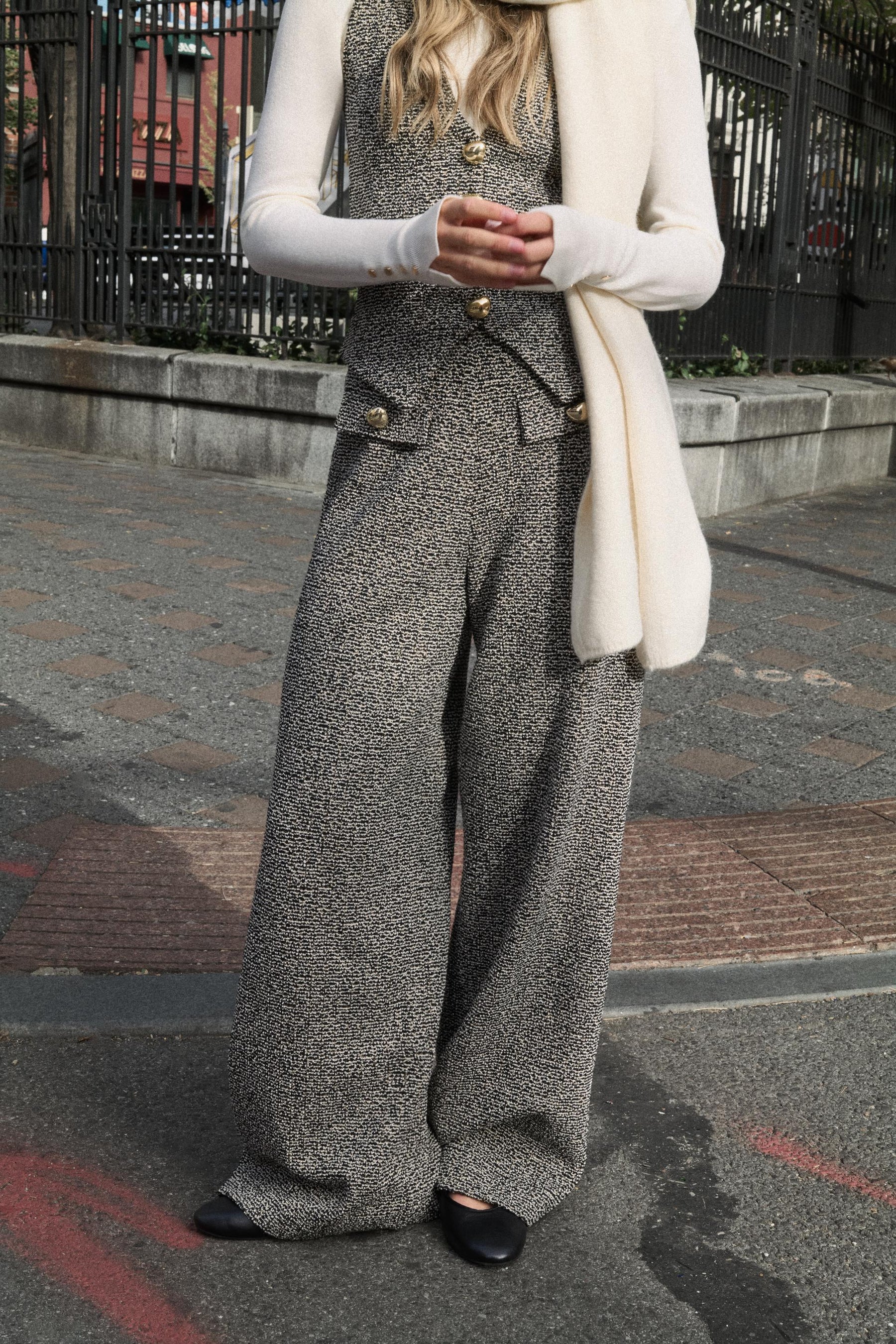 Textured Trousers