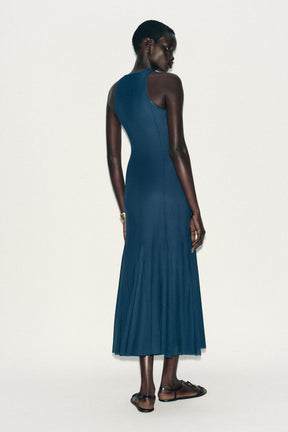 GODET TULLE LONG DRESS - Image 3