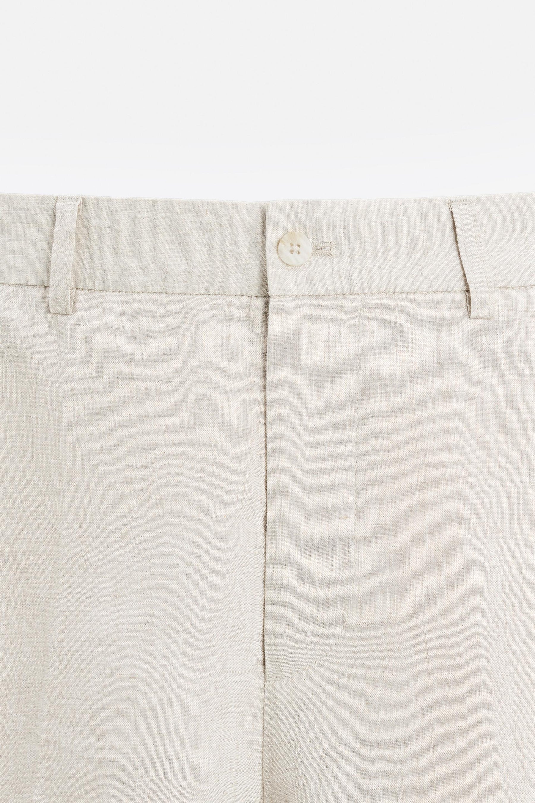 LINEN/COTTON BERMUDA SHORTS - Image 8