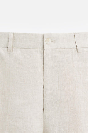 LINEN/COTTON BERMUDA SHORTS - Image 8