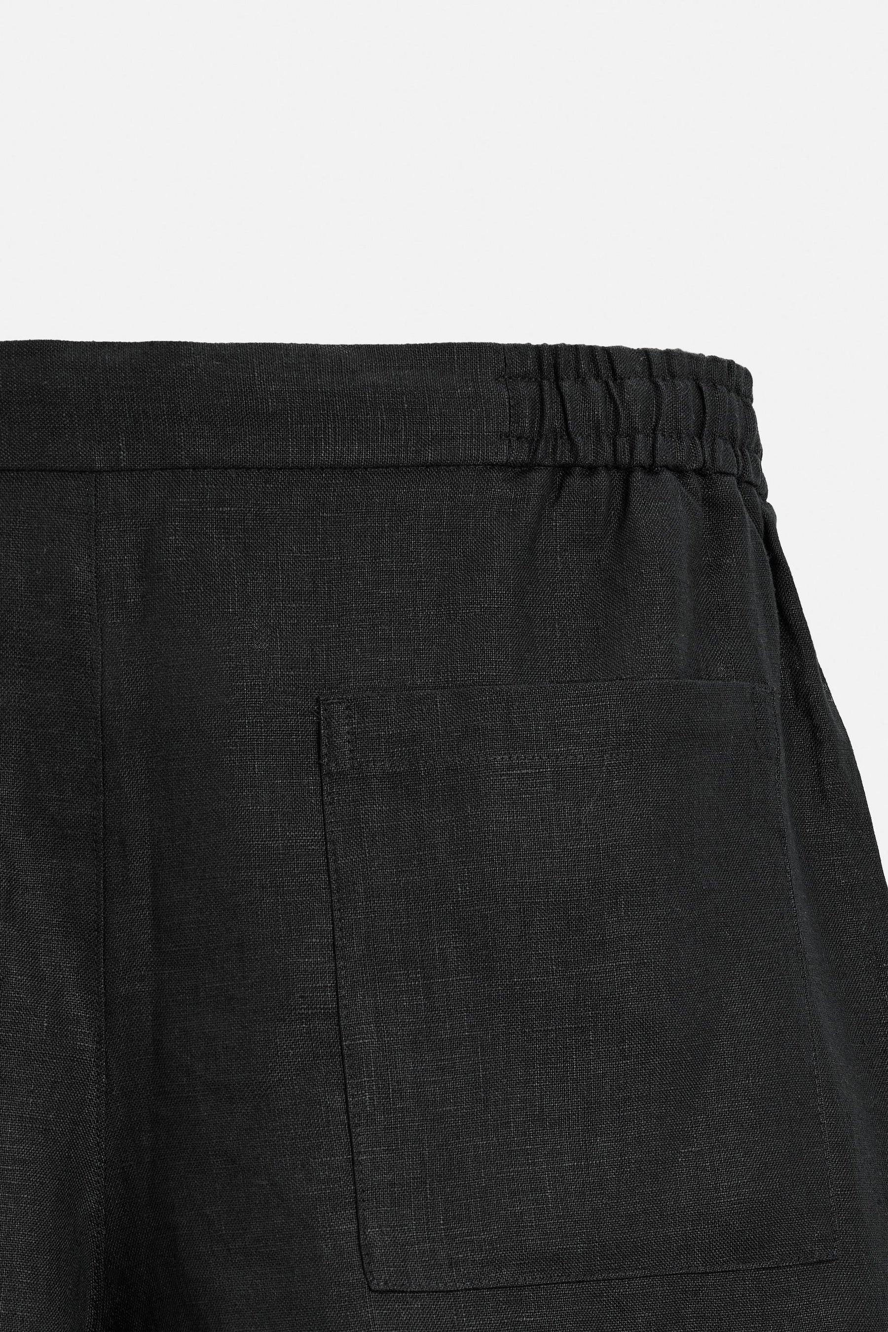 100% LINEN BERMUDA SHORTS - Image 9