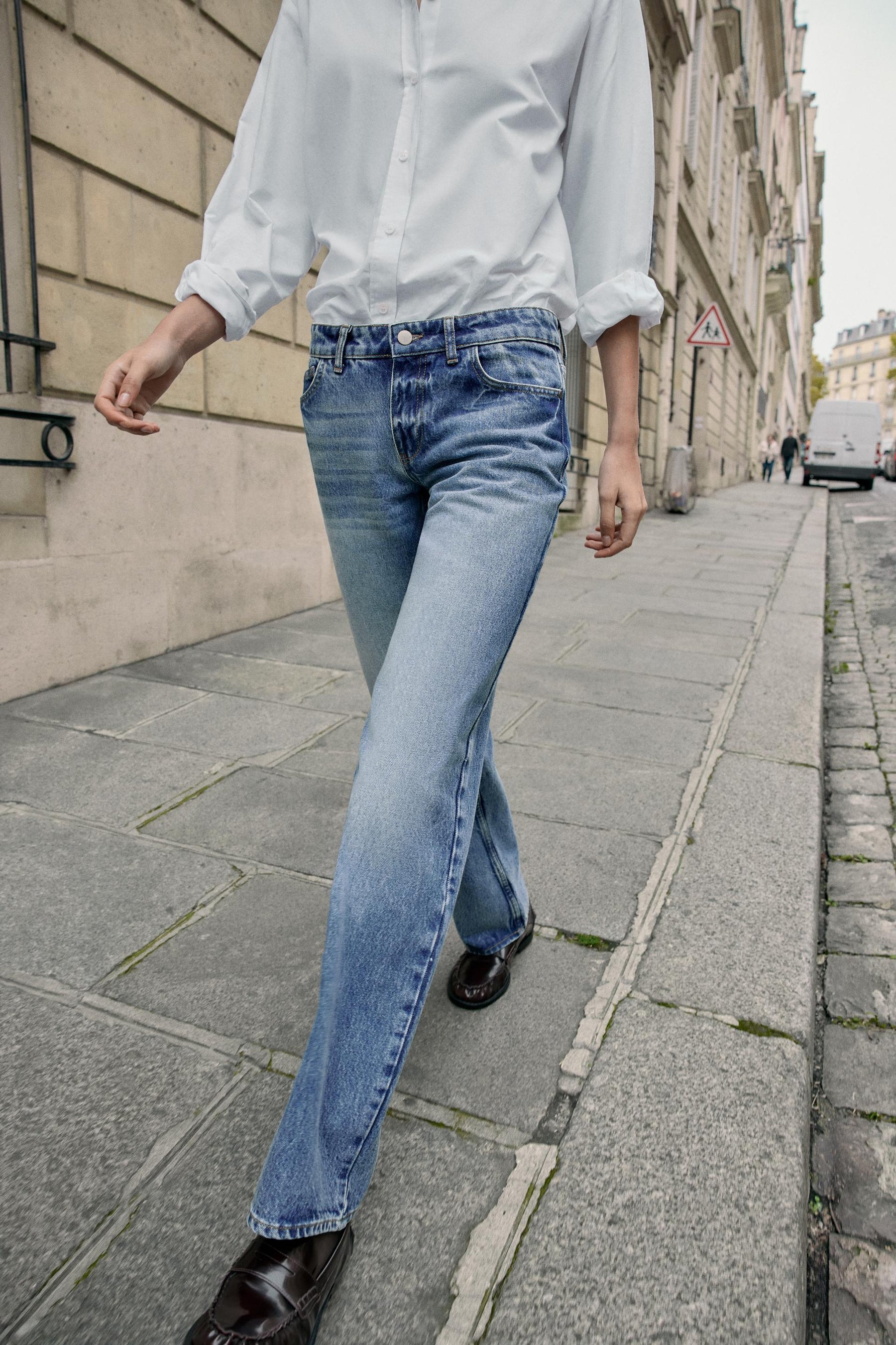 Straight Low-Rise Jeans