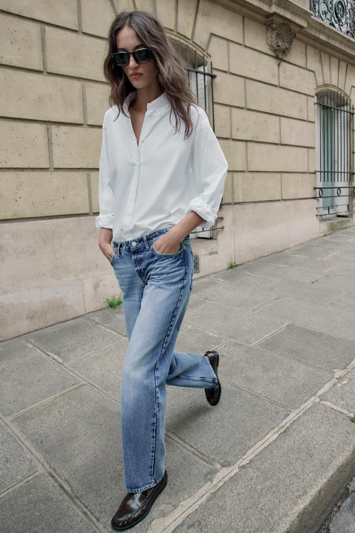 Straight Low-Rise Jeans