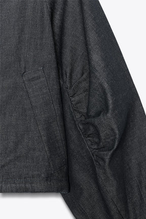 ZW COLLECTION PUFF DENIM BOMBER JACKET - Image 7