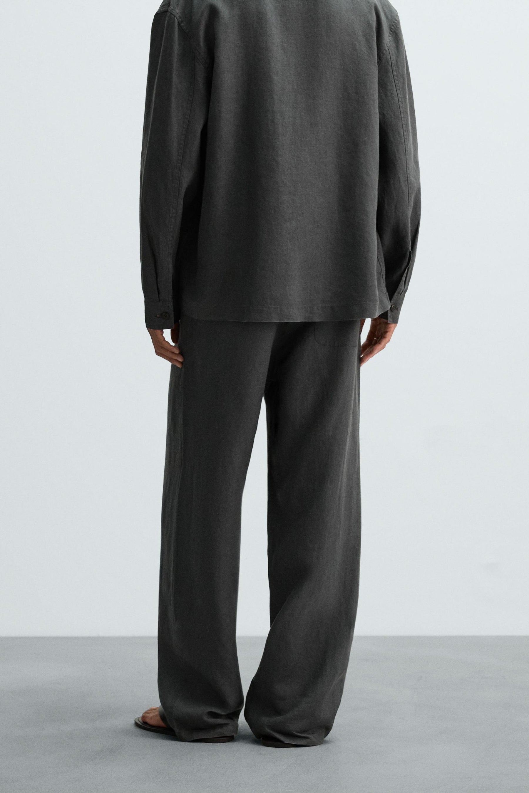 100% HEMP RELAXED FIT TROUSERS - Image 3