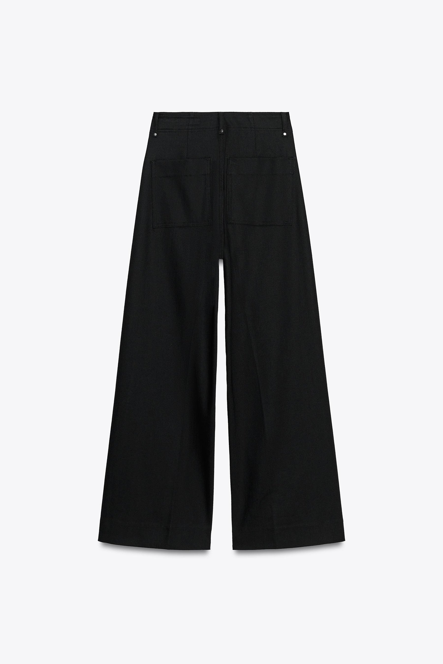 Wide-leg High-waist Jeans