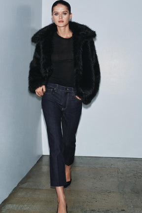 Bootcut Mid-Waist Jeans