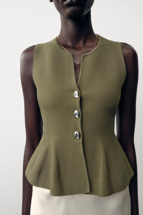 PEPLUM KNIT TOP - Image 3