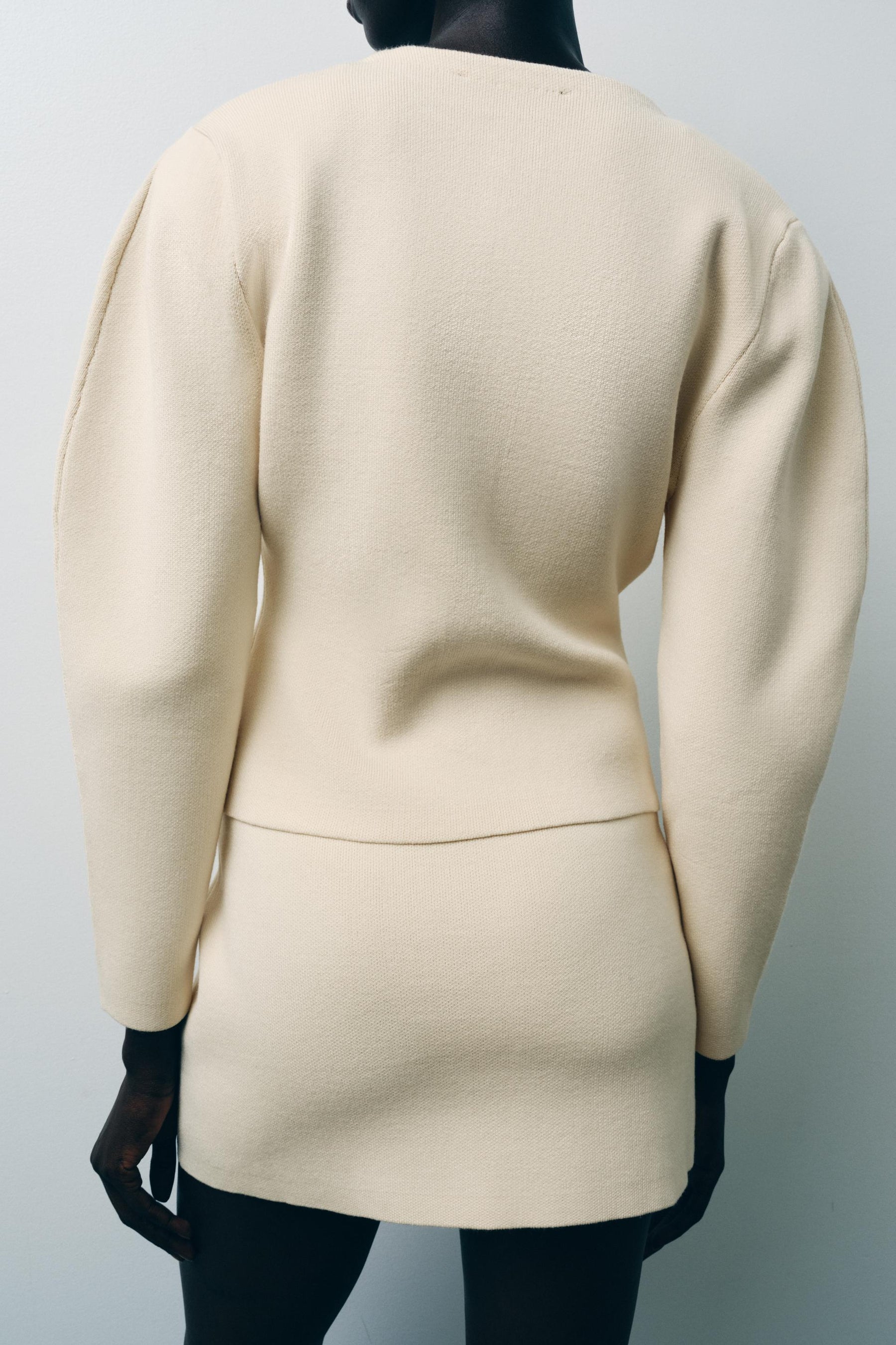 Fitted Cardigan with Buttons