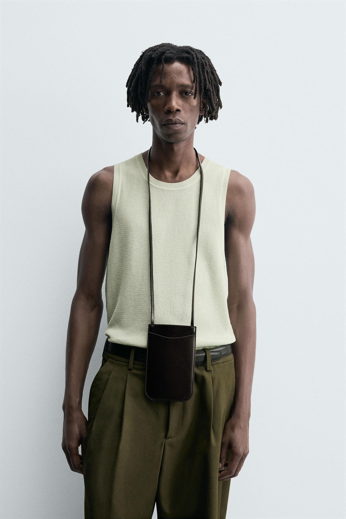 TEXTURED KNIT TANK TOP - Image 2