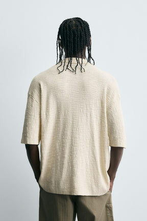 IRREGULAR KNIT SHIRT - Image 3