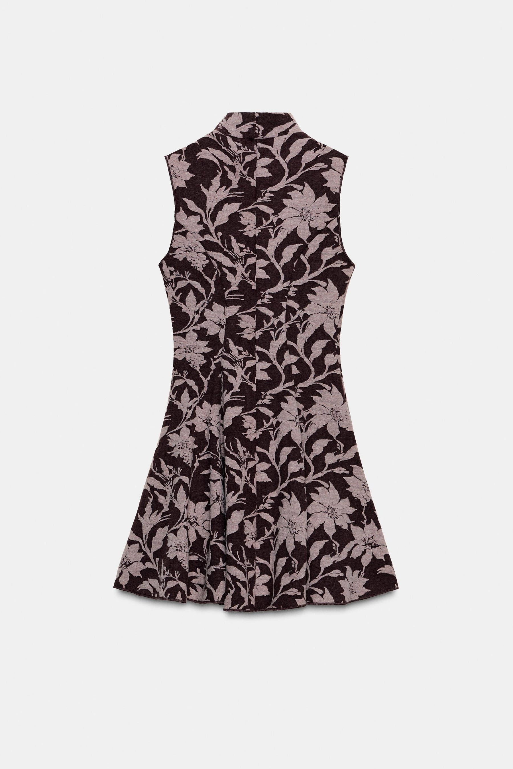 SHORT JACQUARD DRESS - Image 5