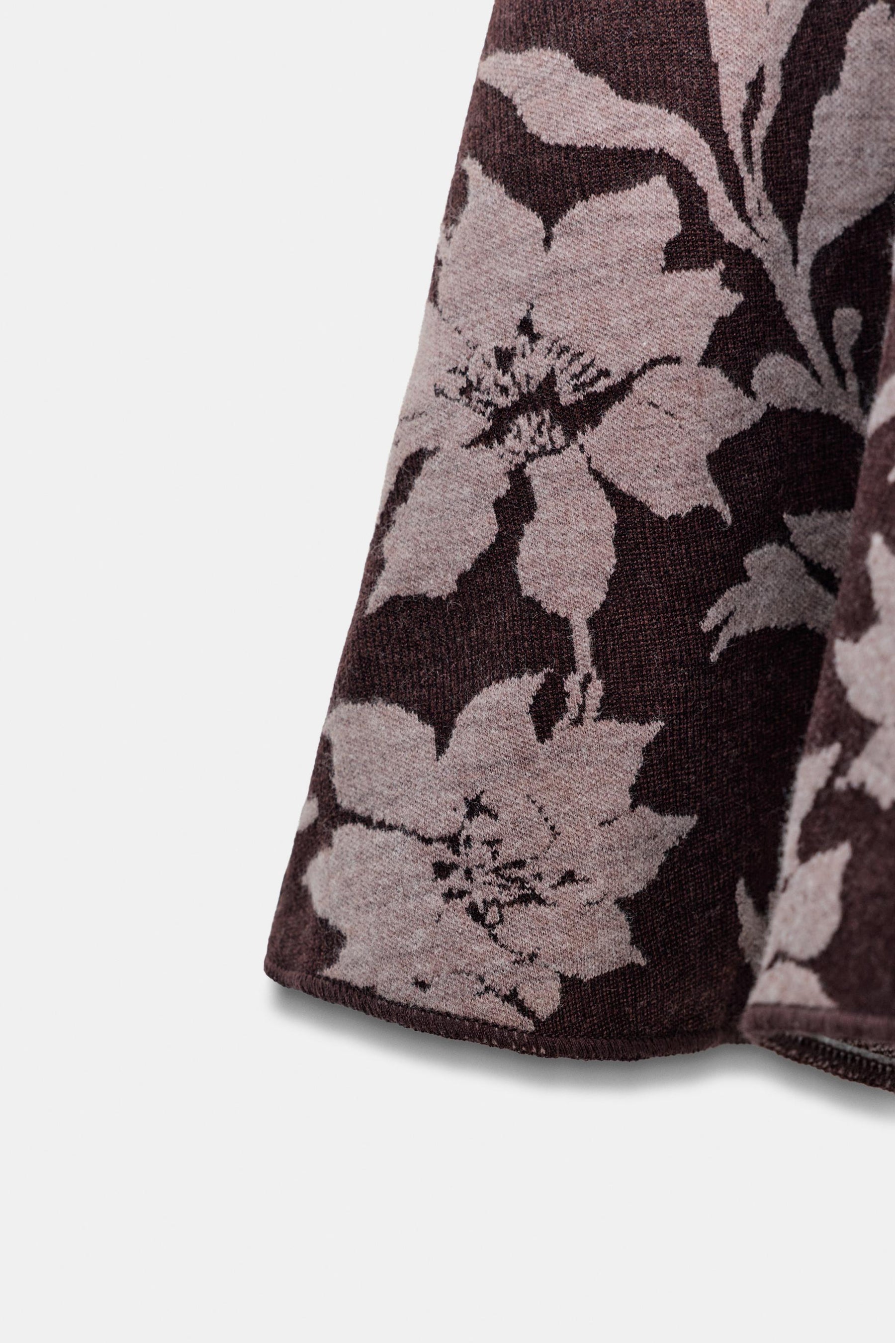 SHORT JACQUARD DRESS - Image 6