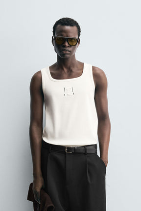 LABEL TANK T-SHIRT - Image 2