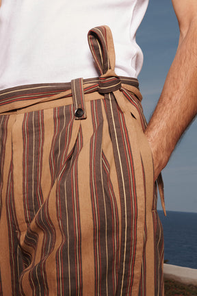 LIMITED EDITION STRIPED TROUSERS WITH BELT - Image 5